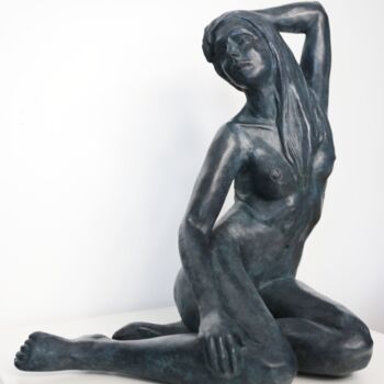 Sculptuur getiteld "LAETITIA" door Jean Louis Tornassat, Origineel Kunstwerk, Bronzen