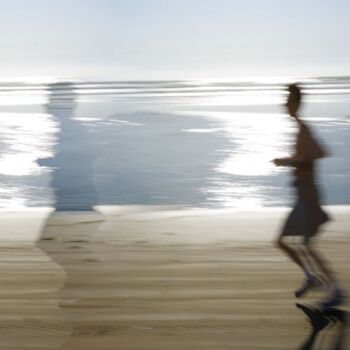 Photographie intitulée "Homme Courant après…" par Jean-Luc Bohin, Œuvre d'art originale