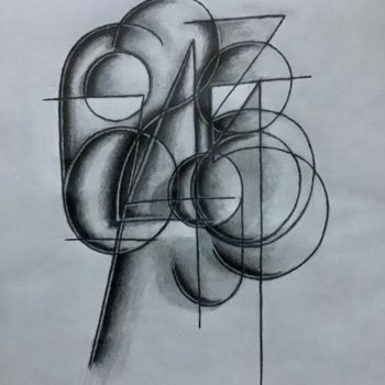 Drawing titled "(45)" by Jean-Luc Coulaud, Original Artwork, Pencil