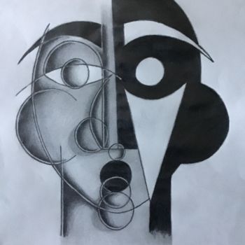 Drawing titled "Oh!" by Jean-Luc Coulaud, Original Artwork, Pencil
