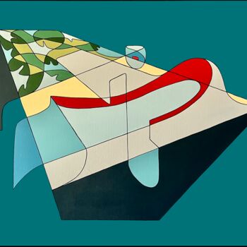 "Macula" başlıklı Tablo Jean-Luc Feugeas tarafından, Orijinal sanat, Akrilik