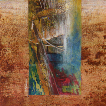 Malerei mit dem Titel "SETTING UP" von Jean-Luc Lacroix (JL LACROIX), Original-Kunstwerk, Acryl