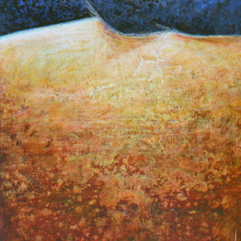 Malerei mit dem Titel "Sand dune" von Jean-Luc Lacroix (JL LACROIX), Original-Kunstwerk, Acryl