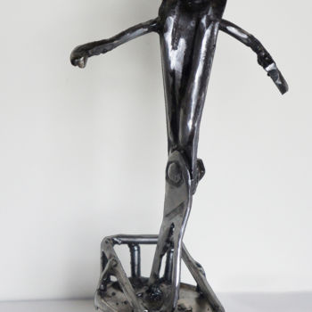 Sculpture intitulée "Frolon" par Jean-Luc Lacroix (JL LACROIX), Œuvre d'art originale, Métaux