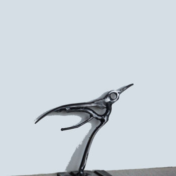 Sculptuur getiteld "VOLARE" door Jean-Luc Lacroix (JL LACROIX), Origineel Kunstwerk, Metalen