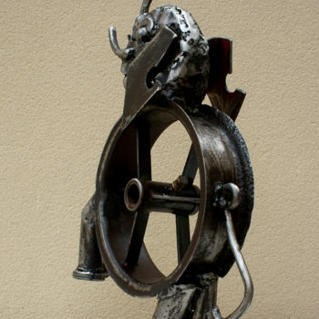 Escultura intitulada "NÉLÉPHANT" por Jean-Luc Lacroix (JL LACROIX), Obras de arte originais, Metais