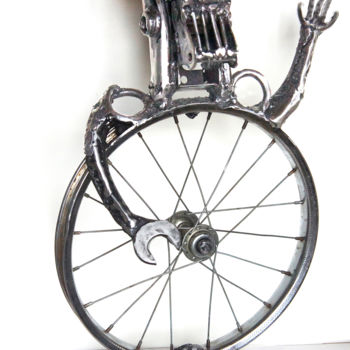 Escultura titulada "VADOR TOI-MÊME !" por Jean-Luc Lacroix (JL LACROIX), Obra de arte original, Metales