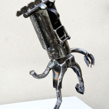 「BOBI」というタイトルの彫刻 Jean-Luc Lacroix (JL LACROIX)によって, オリジナルのアートワーク, 金属
