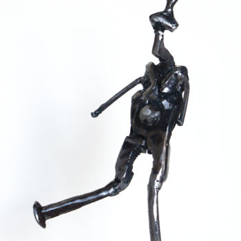 Sculpture intitulée "JOBI-JOBA sculpture" par Jean-Luc Lacroix (JL LACROIX), Œuvre d'art originale, Métaux