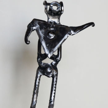 Skulptur mit dem Titel "BISCOTTO" von Jean-Luc Lacroix (JL LACROIX), Original-Kunstwerk, Metalle