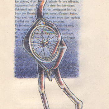 Σχέδιο με τίτλο "Fenlabise" από Jean-Luc Lacroix (JL LACROIX), Αυθεντικά έργα τέχνης, Μελάνι