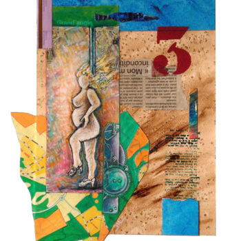 "Covergirl painting" başlıklı Tablo Jean-Luc Lacroix (JL LACROIX) tarafından, Orijinal sanat, Akrilik