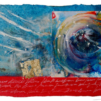 Malerei mit dem Titel "Aquatic" von Jean-Luc Lacroix (JL LACROIX), Original-Kunstwerk, Acryl