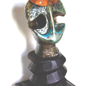Sculpture titled "Figure de proue" by Jean-Luc Lacroix (JL LACROIX), Original Artwork, Metals