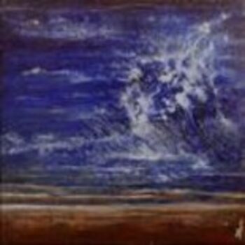 Painting titled "storm" by Jean-Luc Lacroix (JL LACROIX), Original Artwork, Oil
