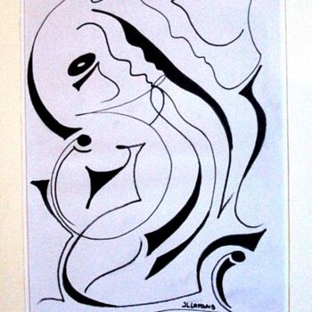 Dessin intitulée "dessin: étude pour…" par Jean-Luc Lafond, Œuvre d'art originale