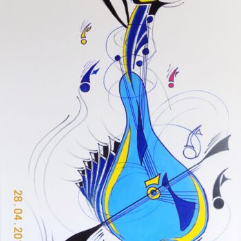 Картина под названием "sans titre" - Jean-Luc Lafond, Подлинное произведение искусства, Акрил