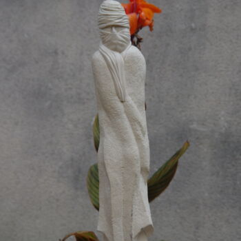 Sculpture titled "Touareg" by Jean Luc Latour, Original Artwork, Stone