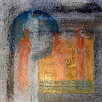 Peinture intitulée "Palimpseste n° 7" par Jean Luc Logie, Œuvre d'art originale