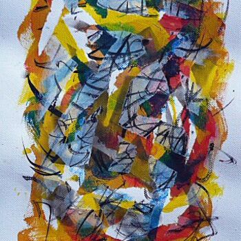 Peinture intitulée "Réminiscence N° 6" par Jean Luc Logie, Œuvre d'art originale