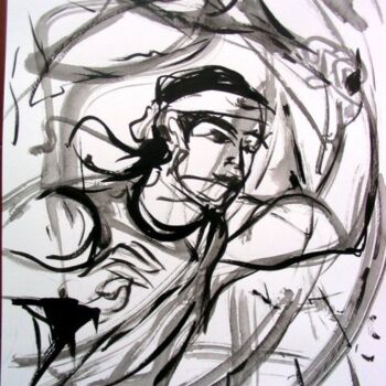 Pintura titulada "20 Tennis" por Jean-Luc Lopez, Obra de arte original, Tinta