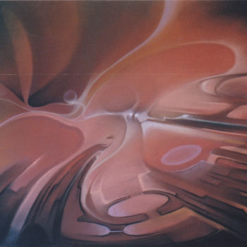 Painting titled "contact" by Jean Luc Mariot, Original Artwork