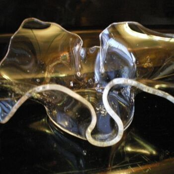 Design mit dem Titel "Vide poche vague" von Jean Luc Masini, Original-Kunstwerk, Glas