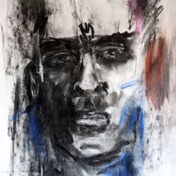 Drawing titled "img-7878.jpg" by Jean-Luc Pavaut "Yaakov", Original Artwork, Charcoal