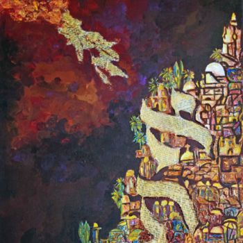 Painting titled "Genèse" by Jean-Luc Pavaut "Yaakov", Original Artwork