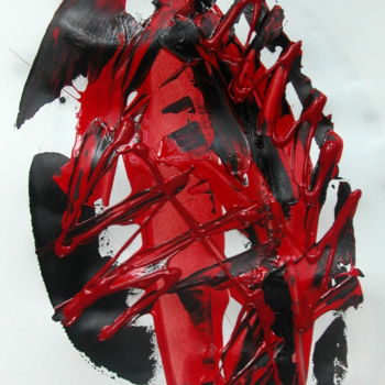 Peinture intitulée "Rouge & Noir.jpg" par Jean-Luc Perrault, Œuvre d'art originale