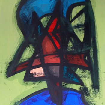 Painting titled "Socle.jpg" by Jean-Luc Perrault, Original Artwork