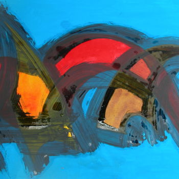 Peinture intitulée "Soleil Levant.jpg" par Jean-Luc Perrault, Œuvre d'art originale, Acrylique