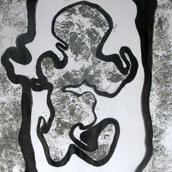 Dessin intitulée "Foetus.jpg" par Jean-Luc Perrault, Œuvre d'art originale