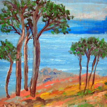 Pintura intitulada "Pinus Sylvestris.jpg" por Jean-Luc Perrault, Obras de arte originais