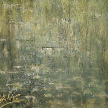 Painting titled "Eaux dormantes" by Jean-Marc Ardiet-Gaboyer, Original Artwork