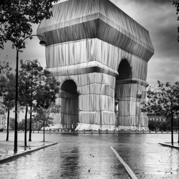 Photographie intitulée "" Rainy day with Je…" par Jean-Marc Cédile, Œuvre d'art originale, Photographie argentique