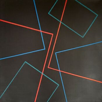 Картина под названием "Fragments" - Jean-Marc Gardeux, Подлинное произведение искусства, Акрил