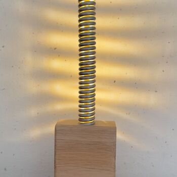 Design intitulée "La bougie "Masselin"" par Jean-Marc Gardeux, Œuvre d'art originale, Luminaire
