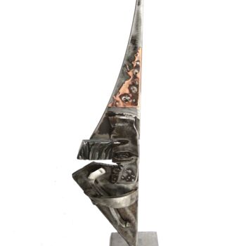 Sculpture intitulée "ETNA" par Jean-Marc Martinez, Œuvre d'art originale, Métaux