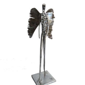 Sculptuur getiteld "ANGE" door Jean-Marc Martinez, Origineel Kunstwerk, Metalen