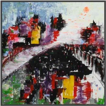 Painting titled "levallois" by Jean Marc Zabouri, Original Artwork