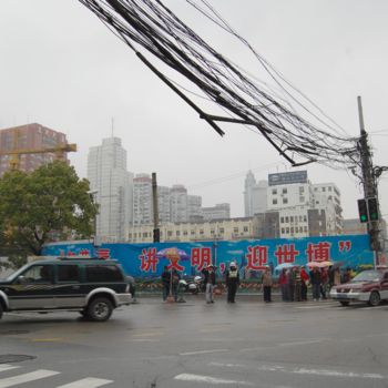 Fotografie getiteld "SHANGHAI" door Jean Marie Cloarec, Origineel Kunstwerk