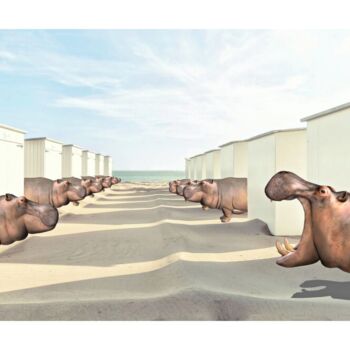 Цифровое искусство под названием "Arrival in Dunkirk" - Jean-Marie Gitard (Mr STRANGE), Подлинное произведение искусства, Ци…