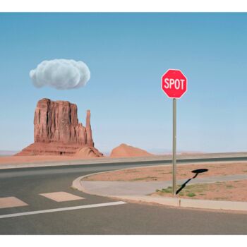 Digital Arts με τίτλο "The Spot" από Jean-Marie Gitard (Mr STRANGE), Αυθεντικά έργα τέχνης, Ψηφιακό Κολάζ
