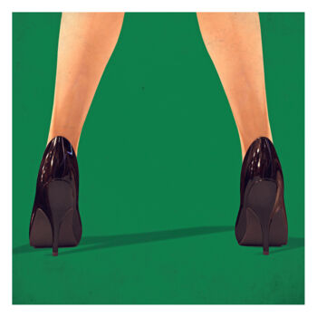 Digital Arts titled "Sexy Shoes I" by Jean-Marie Gitard (Mr STRANGE), Original Artwork, Digital Collage