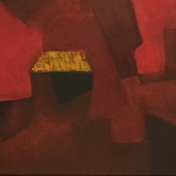 Painting titled "Je vois rouge!!!" by Jean-Marie Reynaud (jmry), Original Artwork