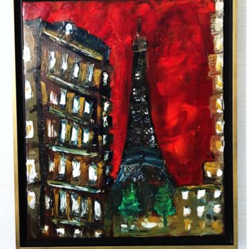 Painting titled "Paris" by Jean-Marie Reynaud (jmry), Original Artwork