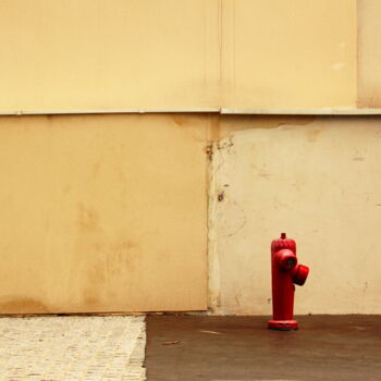 Fotografia intitolato "Rouge Montreuil" da Jean-Marie Virat, Opera d'arte originale, Fotografia digitale