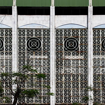 Photographie intitulée "Fenêtres, Hanoi" par Jean-Marie Virat, Œuvre d'art originale, Photographie numérique