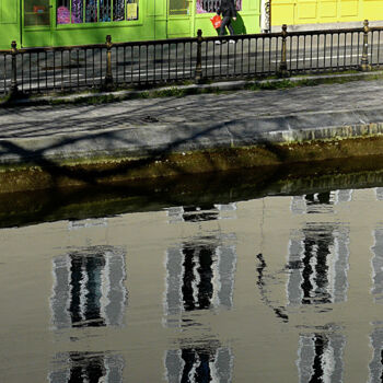 Photographie intitulée "Canal vert" par Jean-Marie Virat, Œuvre d'art originale, Photographie numérique